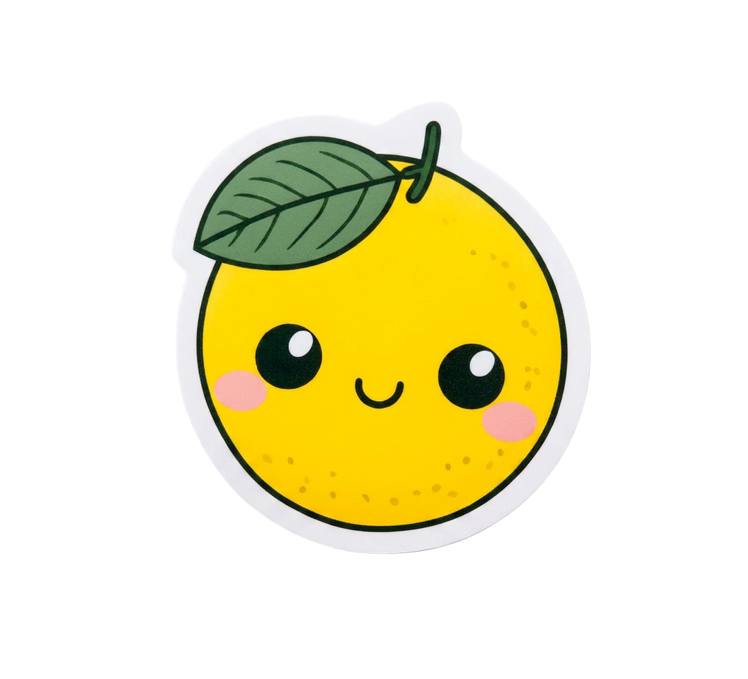 Adesivo promocional para linha de alimentos
